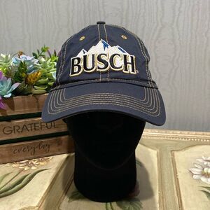 H3 Headwear Busch Beer Adjustable Baseball Cap Blue